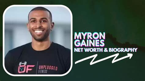 myron gaines real name|Myron Gaines – Bio, Age & Family Life